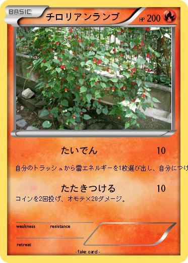 Pokemon チロリアンランプ