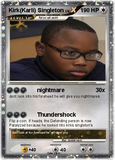 Pokemon Kirk(Karli) Singleton