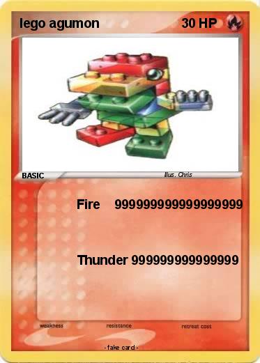 Pokemon lego agumon