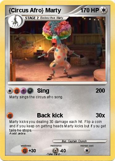 Pokemon {Circus Afro} Marty