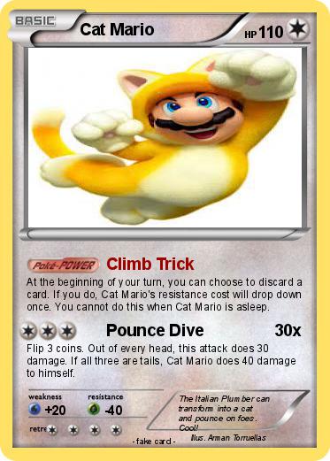 Pokemon Cat Mario
