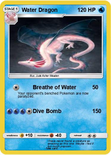 Pokemon Water Dragon