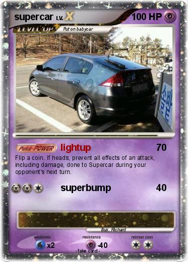 Pokemon supercar