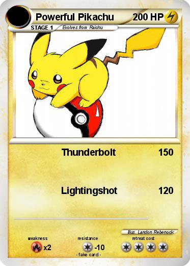 Pokemon Powerful Pikachu