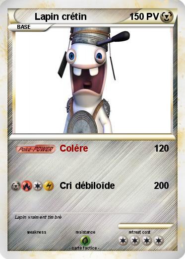 Pokemon Lapin crétin