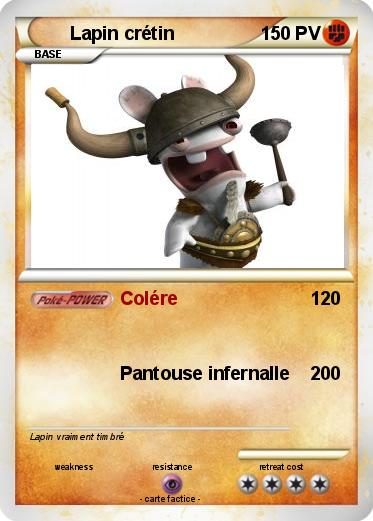 Pokemon Lapin crétin