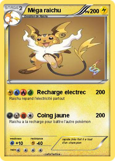 Pokemon Méga raichu
