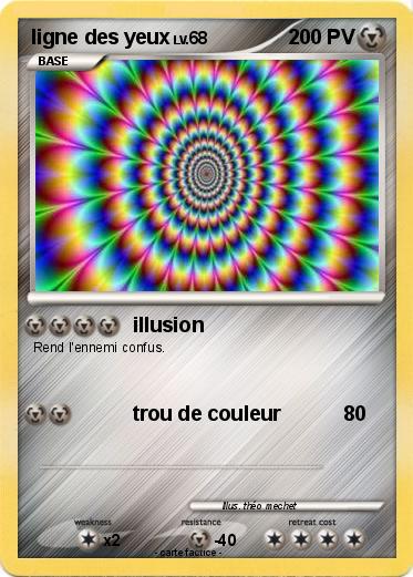 Pokemon ligne des yeux