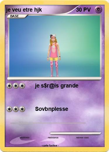 Pokemon je veu etre hjk
