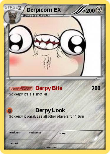 Pokemon Derpicorn EX