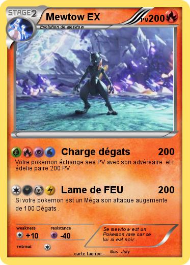 Pokemon Mewtow EX
