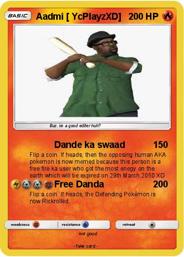 Pokemon Aadmi [ YcPlayzXD]