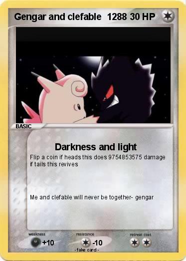 Pokemon Gengar and clefable  1288
