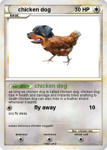 Pokemon chicken dog