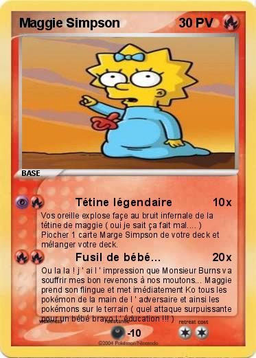 Pokemon Maggie Simpson 
