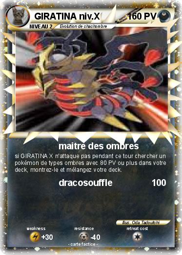 Pokemon GIRATINA niv.X