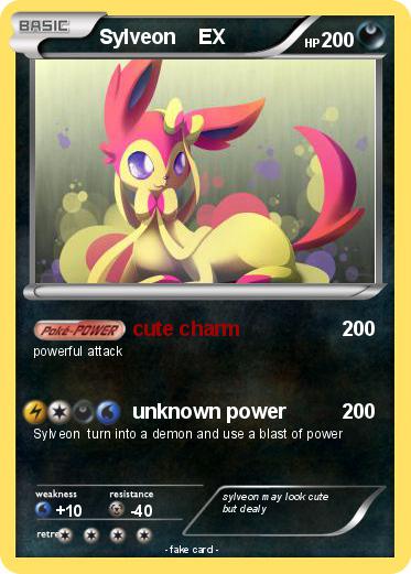 Pokemon Sylveon    EX