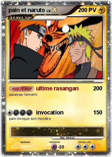 Pokemon pain et naruto