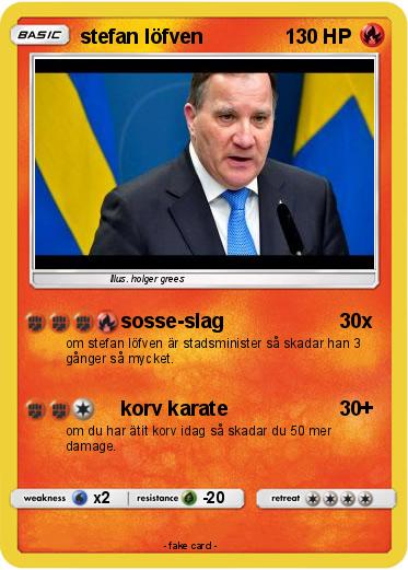 Pokemon stefan löfven