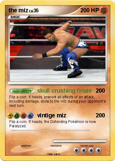 Pokemon the miz