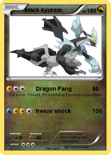 Pokemon black kyurem