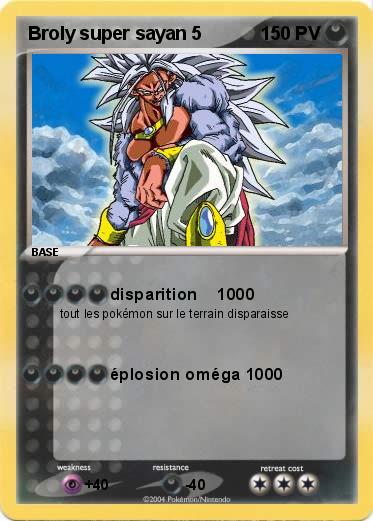 Pokemon Broly super sayan 5