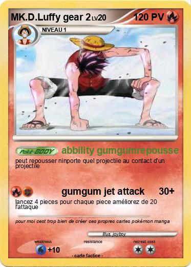 Pokemon MK.D.Luffy gear 2