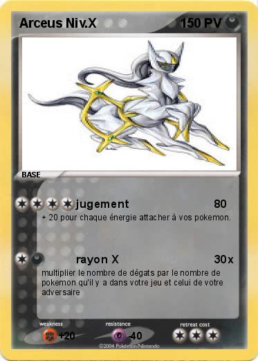 Pokemon Arceus Niv.X