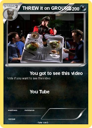 Pokemon THREW it on GROUND