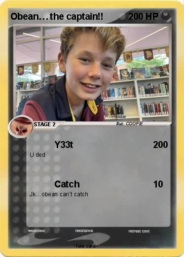 Pokemon Obean… the captain!!