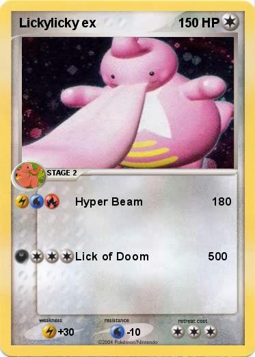 Pokemon Lickylicky ex
