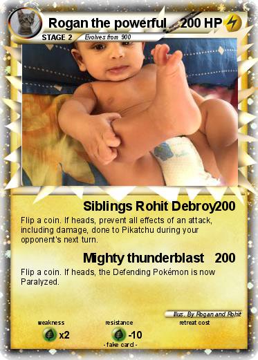 Pokemon Rogan the powerful