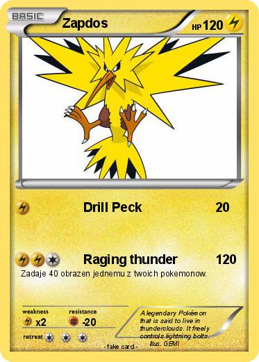 Pokemon Zapdos