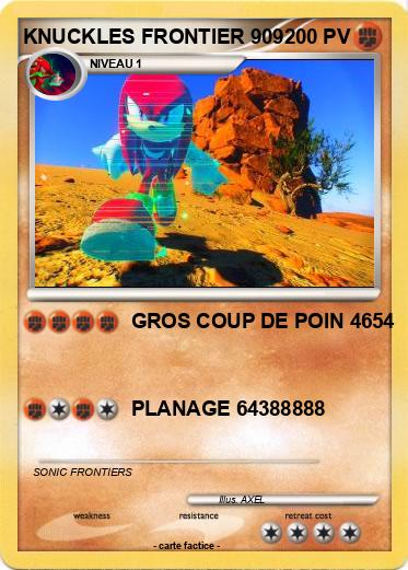 Pokemon KNUCKLES FRONTIER 909