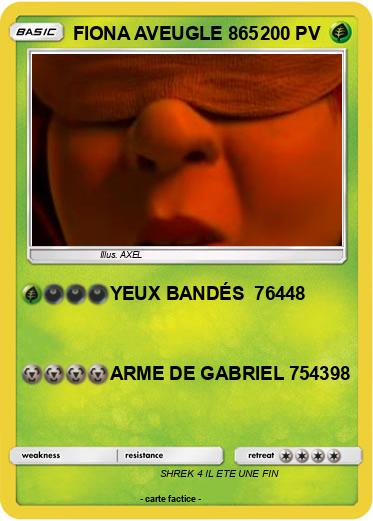 Pokemon FIONA AVEUGLE 865