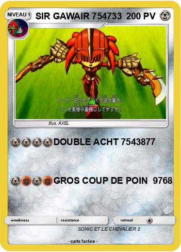 Pokemon SIR GAWAIR 754733