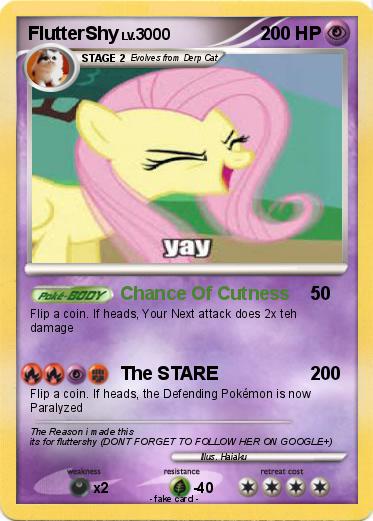 Pokemon FlutterShy