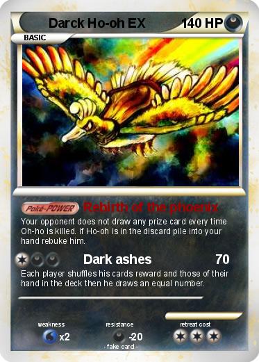 Pokemon Darck Ho-oh EX