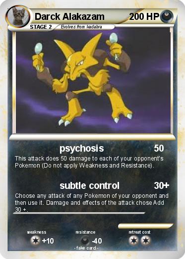 Pokemon Darck Alakazam
