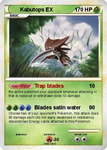 Pokemon Kabutops EX