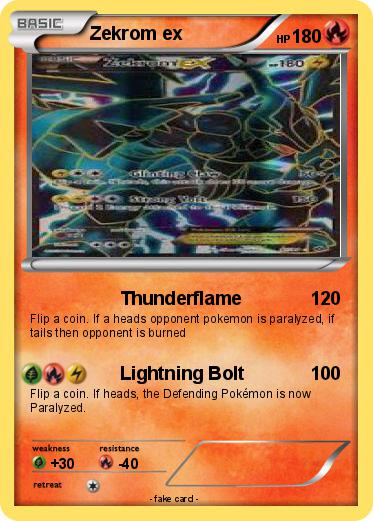 Pokemon Zekrom ex