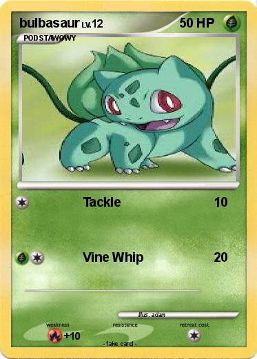 Pokemon bulbasaur