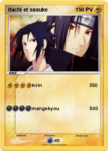 Pokemon itachi et sasuke