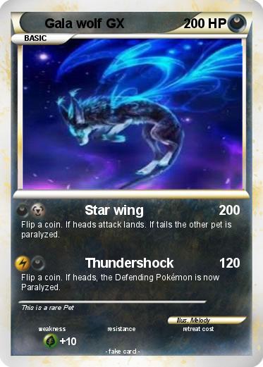 Pokemon Gala wolf GX