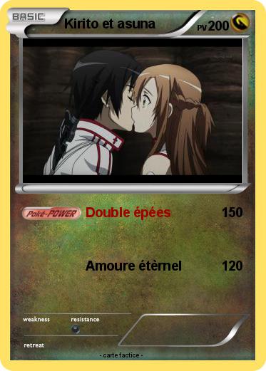 Pokemon Kirito et asuna