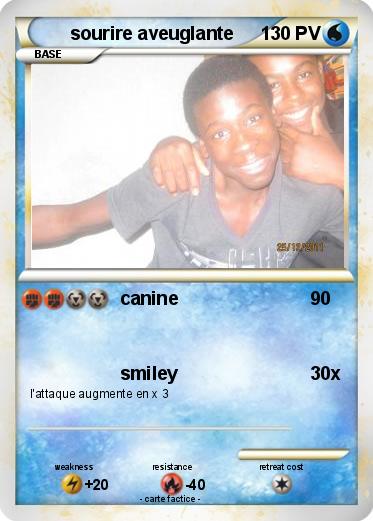 Pokemon sourire aveuglante