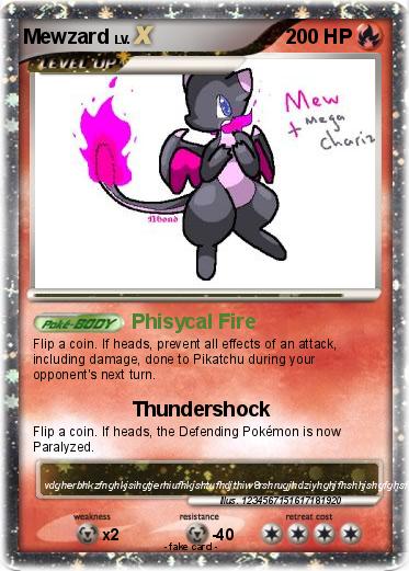 Pokemon Mewzard