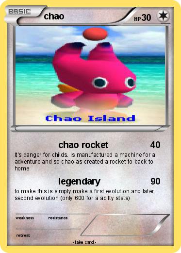 Pokemon chao
