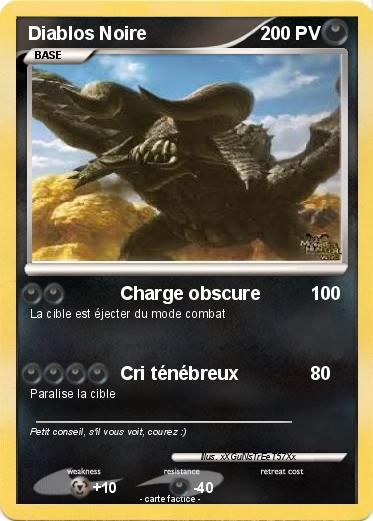 Pokemon Diablos Noire