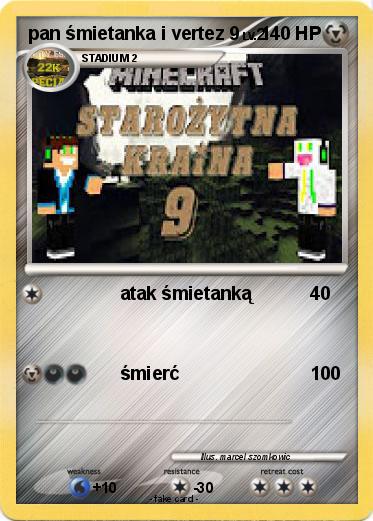 Pokemon pan śmietanka i vertez 9